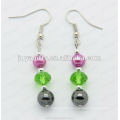 Fashion Hematite Glass Beads Earring